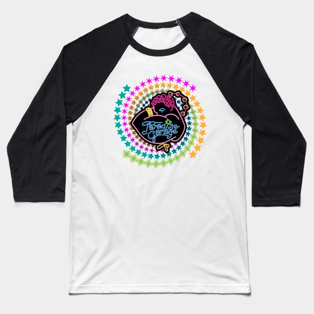 Disco Times (Paradise) Baseball T-Shirt by dojranliev